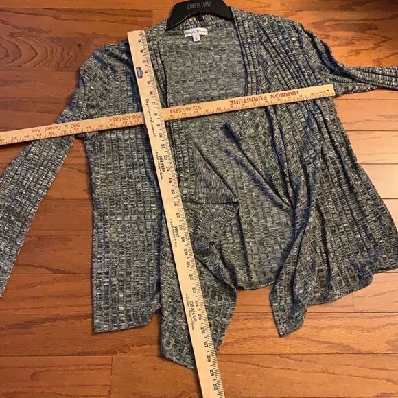 Rebecca Malone Large Gray/white Cardigan - Picture 6 of 9